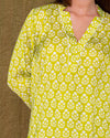 FIFI Lime Silk PJ Set