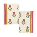 RANI Floral Tea Towel Set of 2