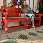 PRE-ORDER TANTRA Pine Gold Handmade Hemp Jute Floor Runner