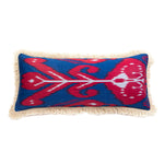 Nilaya Fringed Ikat Cushion