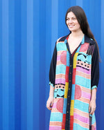 Silk dress, shirt dress, resort wear, loungewear, silk long shirt, silk shirt, printed tunic, tunic dress