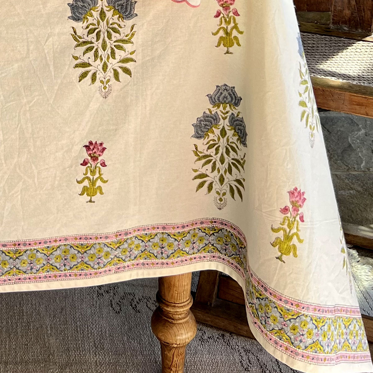 SUHANA Blockprint Tablecloth