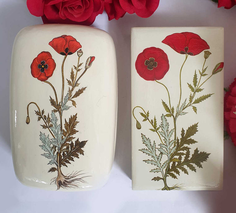 POPPY Papier Mâché Trinket Box