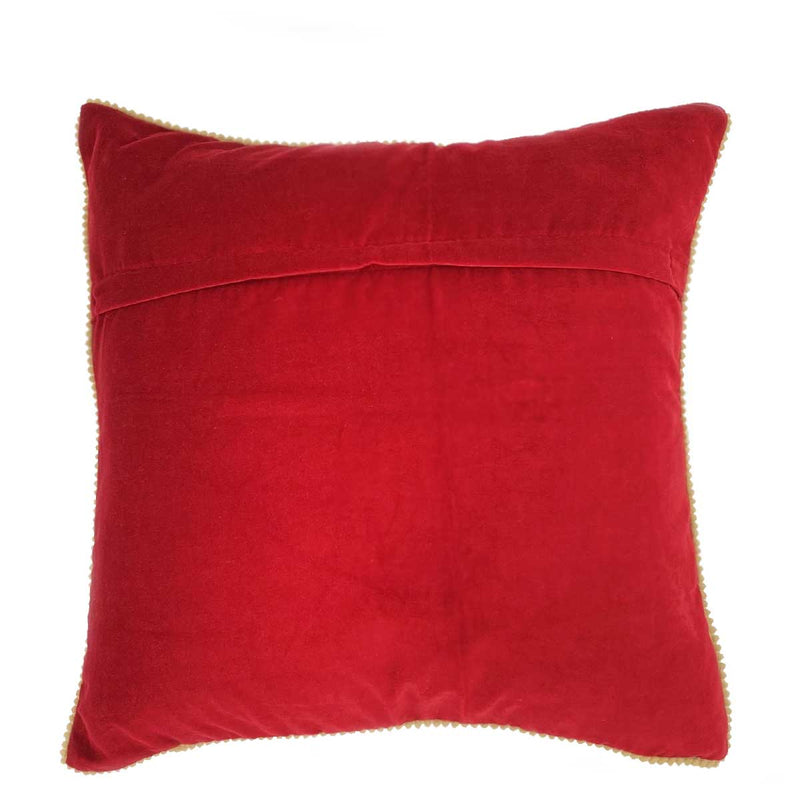 SAMBA Wool Jamevar Velvet Cushion